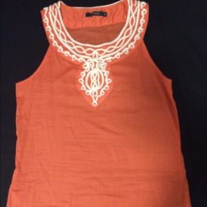 Theme brand tank top Medium